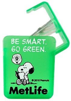 Met Life Pencil Sharpener - Go Green