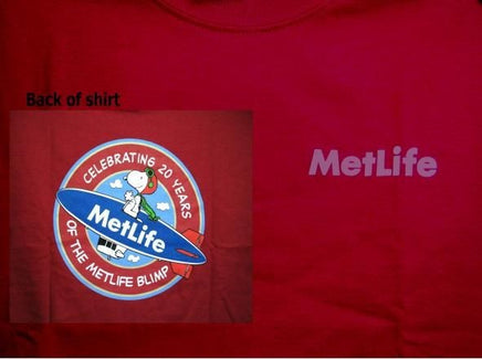 Met Life 20Th Anniversary Blimp Snoopy T-Shirt - On Sale!