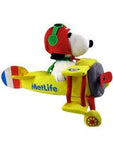 Met Life Snoopy In Bi-Plane 2-Piece Plush Doll
