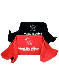 Met Life Alico Snoopy Velour Long Hand Towel - Black - On Sale!