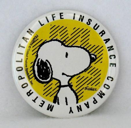 Met Life Pinback Button