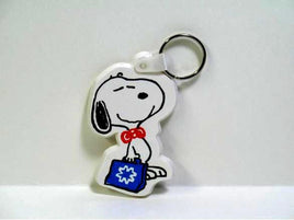 Met Life Vintage Snoopy Salesman Vinyl Key Chain
