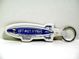 Met Life Vintage Vinyl Blimp Key Chain