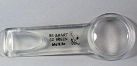 Met Life Magnifying Glass - Be Smart, Go Green