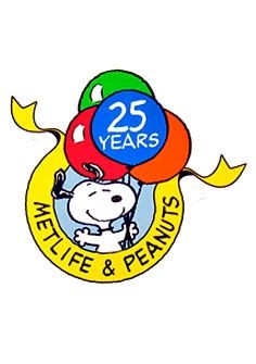 Met Life 25Th Anniversary Magnet