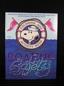 Met Life Boat Safety Coloring Book