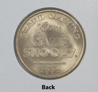 Knott's Camp Snoopy Grand Opening Commemorative Silver Coin (1992)