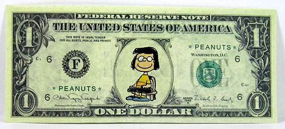 Marcie Dollar Bill (Play Money)