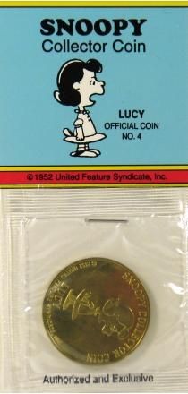 Snoopy Collector Coin # 4 - Lucy