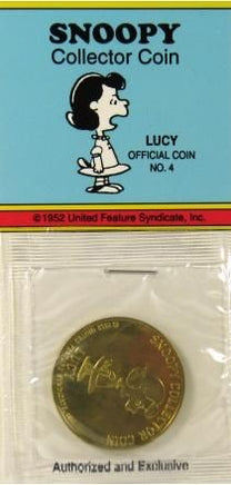 Snoopy Collector Coin # 4 - Lucy