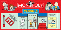 Peanuts Collector's Edition Monopoly Board Game (Open Box - Like New Except For 2" Box Stain) - Rare