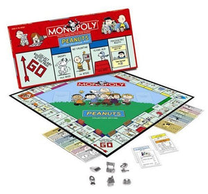 Peanuts Collector's Edition Monopoly Board Game (Open Box - LIKE NEW Except For 2" Box Stain) - RARE!