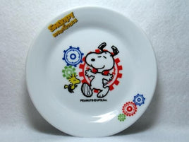Snoopy And Woodstock Decorative Plate - Multi-Colored