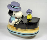 Snoopy "The Entertainer" Revolving Musical Figurine (Near Mint)
