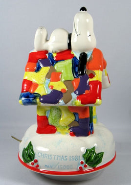 1981 "A Christmas Wish" Musical And Rotating Figurine