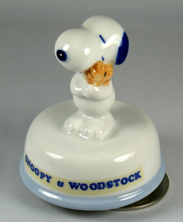 Snoopy And Woodstock Japanese Rotating Musical Figurine