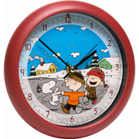 Peanuts Christmas Carol Wall/Table Clock