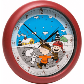 Peanuts Christmas Carol Table/Wall Clock - snoopn4pnuts.com