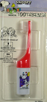 Snoopy Musical Toothbrush For Children - Red