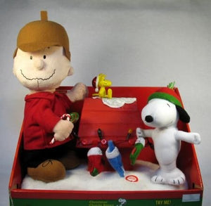 Charlie Brown and Snoopy Musical and Animated Christmas Display