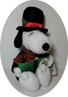 Snoopy Santa Large Vintage Plush Doll  (Music Doesn't Work)