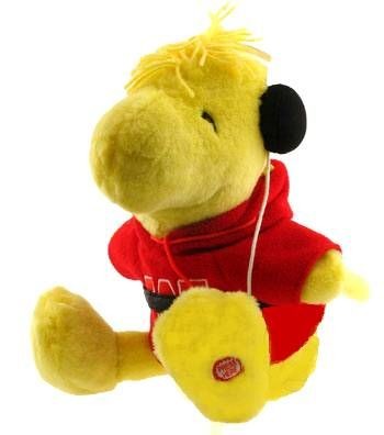 Woodstock Wearing Headphones Animated And Musical Plush Doll - On Sale!
