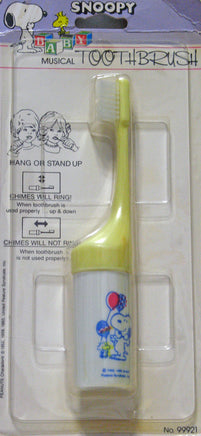 Snoopy Musical Toothbrush For Children - Yellow