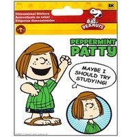 Peanuts Textured Scrapbook Stickers - Peppermint Patty