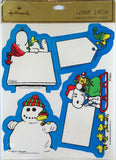 Snoopy Holiday Name Tags