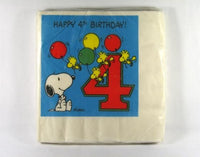 Birthday #4 Dinner Napkins