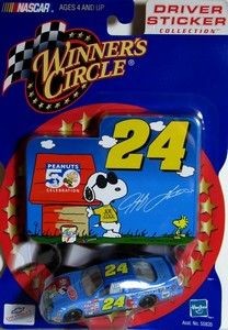 Jeff Gordon Peanuts 50Th Anniv. Diecast Stock Car