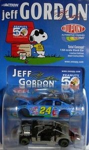 Jeff Gordon Peanuts 50Th Anniv. Total Concept Diecast Car