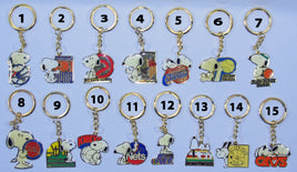 Snoopy NBA (National Basketball Assoc.) Metal Key Chain - snoopn4pnuts.com