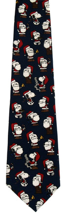 Snoopy Santa Silk Neck Tie (FREE GIFT BOX!) - snoopn4pnuts.com