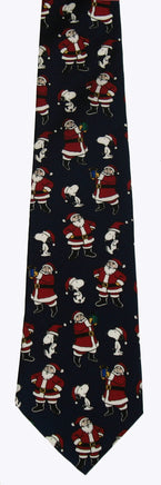 Snoopy Santa Silk Neck Tie (FREE GIFT BOX!) - snoopn4pnuts.com