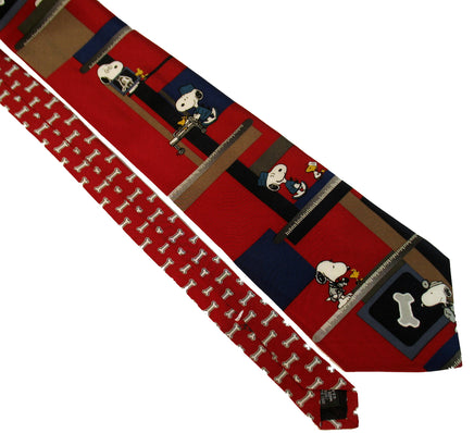 Dr. Snoopy Silk Neck Tie (FREE GIFT BOX!) - Near Mint - snoopn4pnuts.com