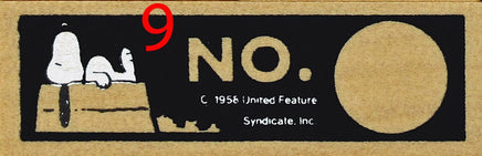 Snoopy Number (No.) RUBBER STAMP - snoopn4pnuts.com