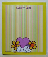 Snoopy Floral Note Pad - REDUCED PRICE!