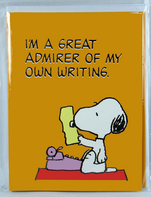 Snoopy Note Card Set - Literary Ace
