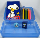 Snoopy Mini Writing Set With Storage Case