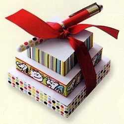 Peanuts Gang Note Pad Tower And Pen Set - On Sale!
