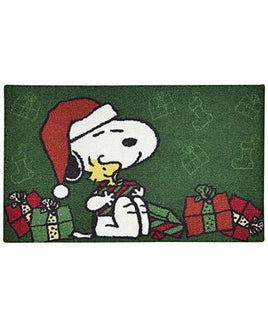 Snoopy Santa Accent Rug / Door Mat - snoopn4pnuts.com