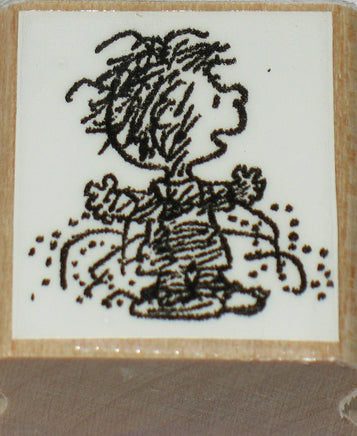 Pig Pen Rubber Stamp (New Remounted) - snoopn4pnuts.com