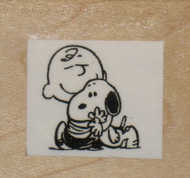 A Boy's Best Friend RUBBER STAMP (New Remounted) - snoopn4pnuts.com