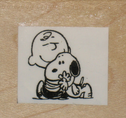 A Boy's Best Friend RUBBER STAMP (New Remounted) - snoopn4pnuts.com