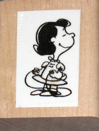 Lucy Jumping Rope Rubber Stamp (New Remounted) - snoopn4pnuts.com