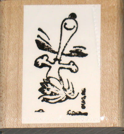 Dance Of Joy Rubber Stamp (New Remounted)