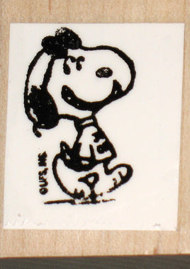 Snoopy Joe Cool Rubber Stamp (New Remounted) - snoopn4pnuts.com