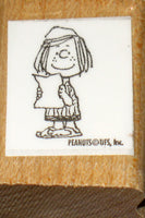 Peppermint Patty Rubber Stamp (New Remounted)