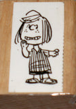 Peppermint Patty Rubber Stamp (New Remounted)